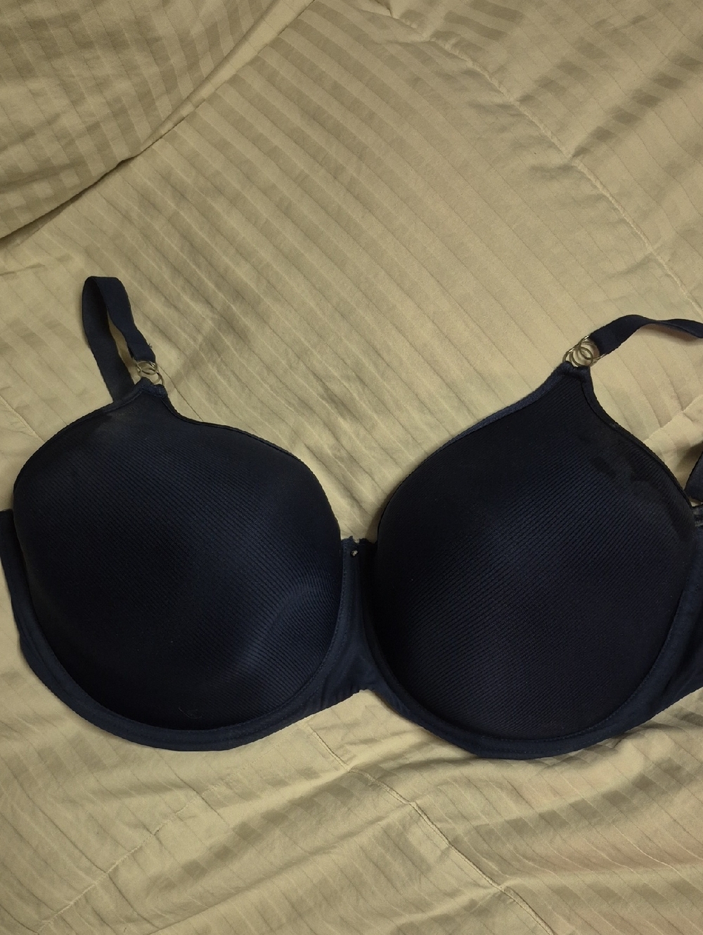 Everyday Navy Contour Underwire Bra for Smooth Support